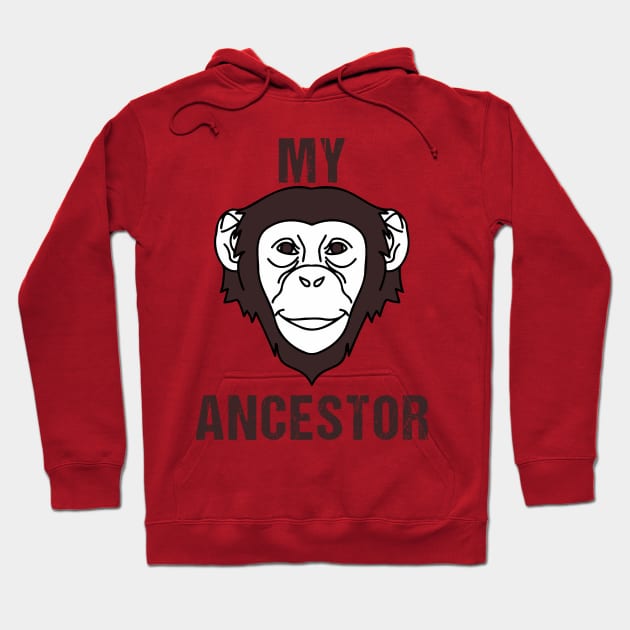 my ancestor monkey Hoodie by Snoozy